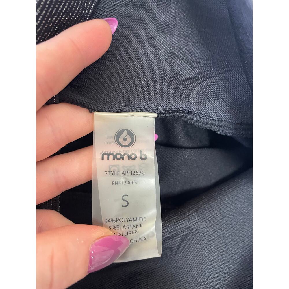 Mono B & Freely Mid Rise Cropped Workout Leggings Bundle Size Small Athletic Gym - Picture 3 of 6